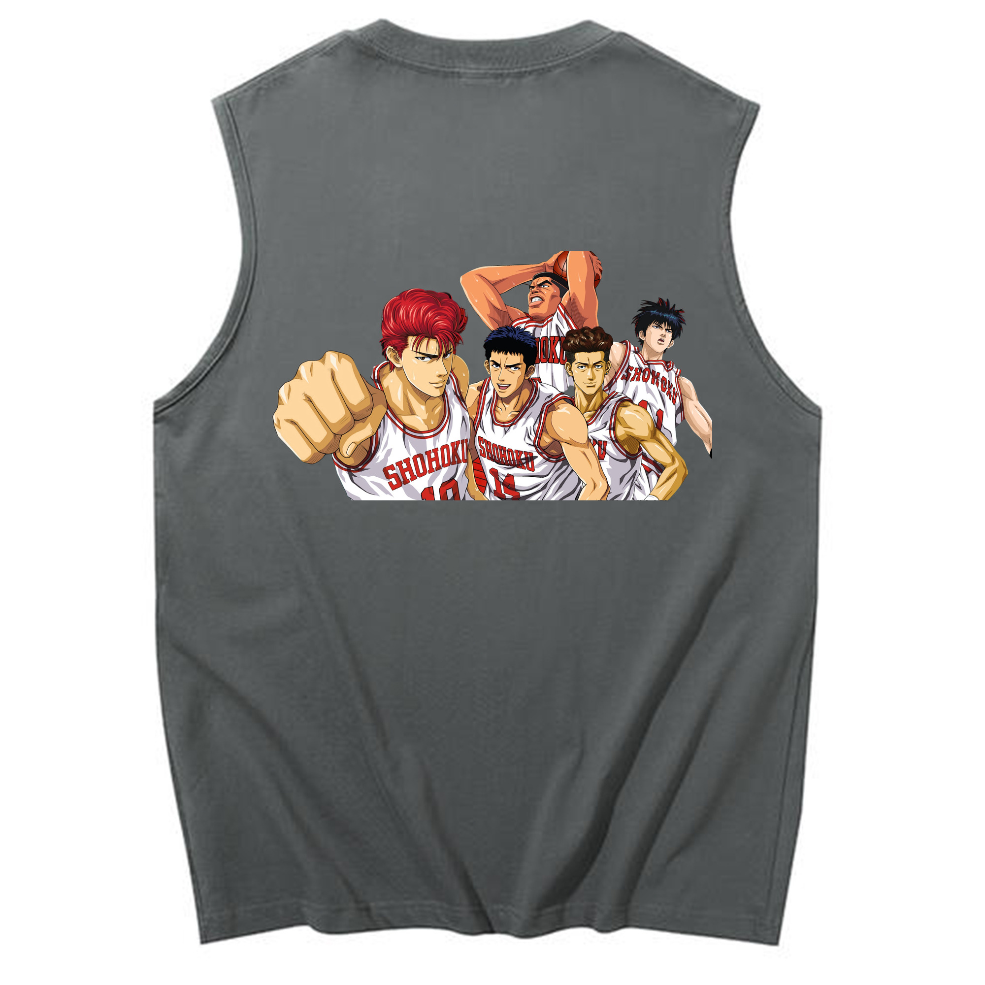（画像用） SLAM DUNK／スラムダンク コットン100％タンクトップ（背面プリント）